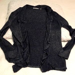Black and Silver Cardigan